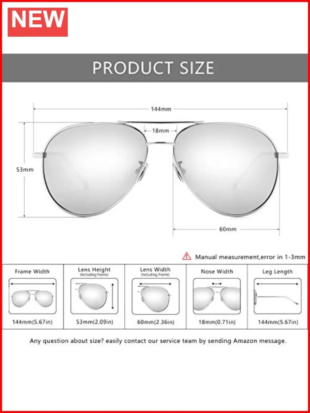 Oversized Aviator Sunglasses Women Polarized Mirrored Metal Frame UV Protection